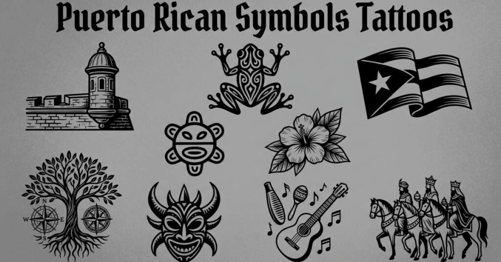 Puerto Rican Symbols Tattoos