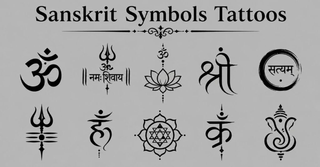 Sanskrit Symbols Tattoos