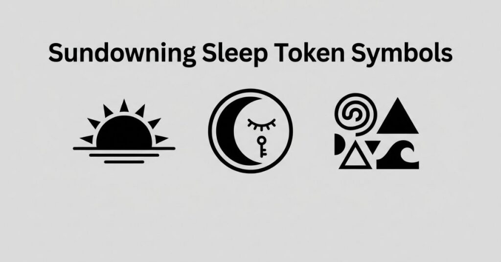 Sundowning Sleep Token Symbols