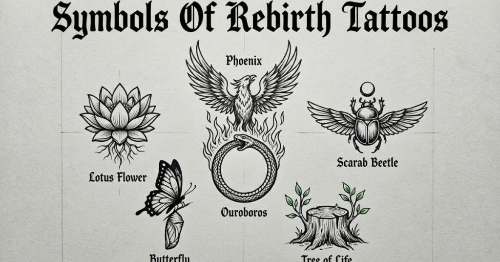 Symbols Of Rebirth Tattoos