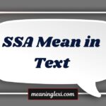 SSA Mean in Text