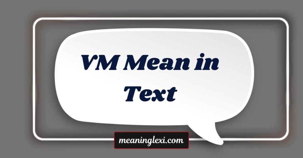 VM Mean in Text