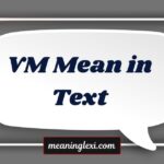 VM Mean in Text