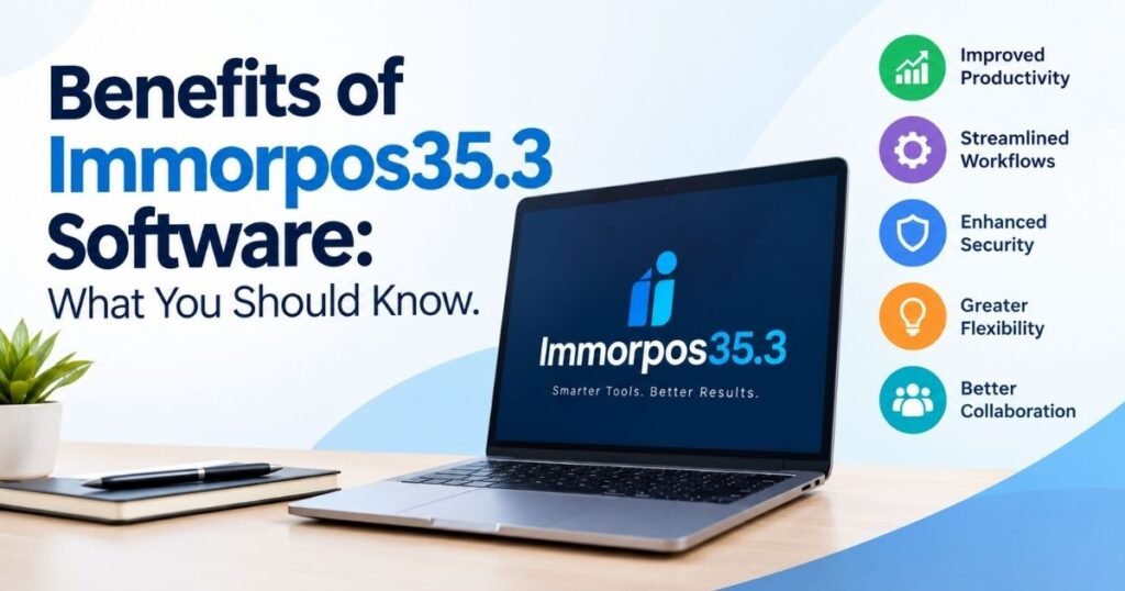 Benefits of Immorpos35.3 Software
