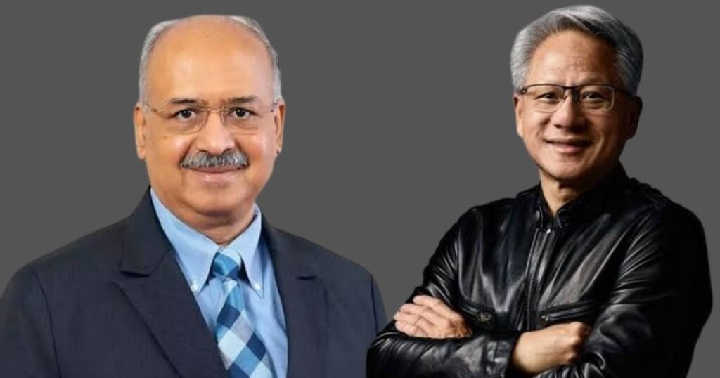 Dilip Shanghvi and Jensen Huang