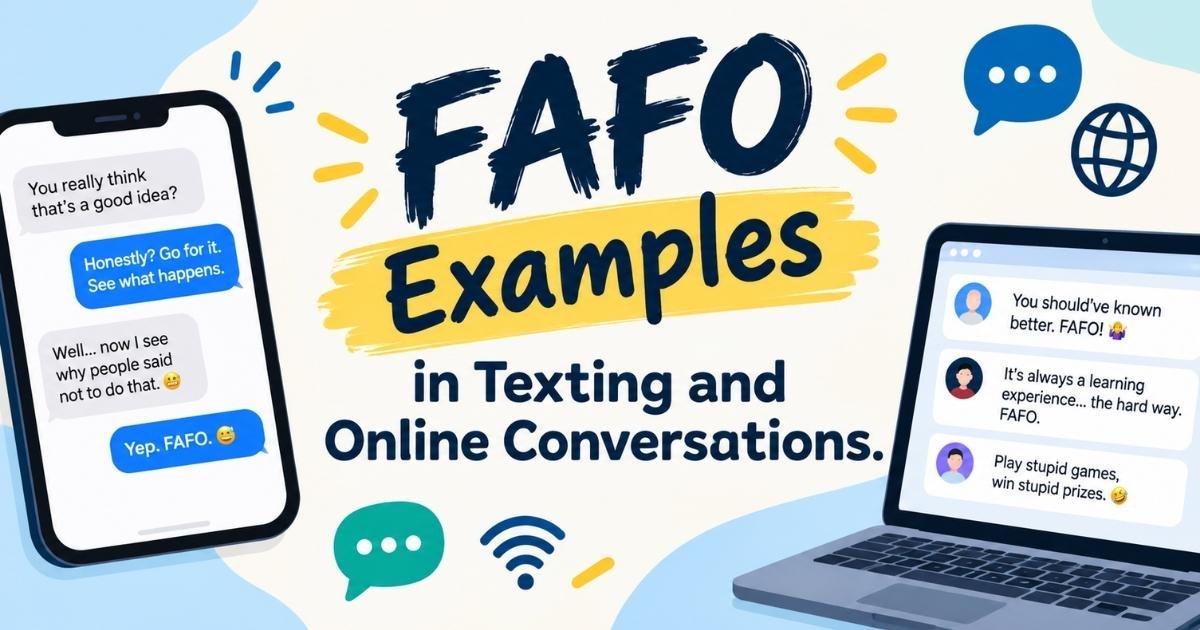 FAFO Examples in Texting and Online Conversations