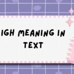 IGH Meaning in Text