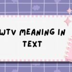 WTV Meaning in Text