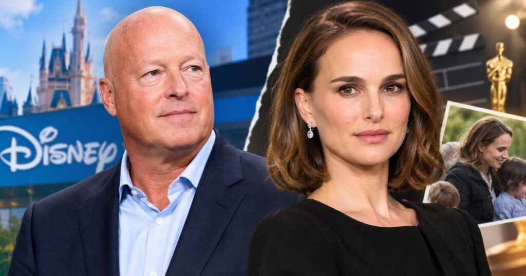 Bob Chapek and Natalie Portman