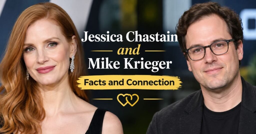 Jessica Chastain and Mike Krieger