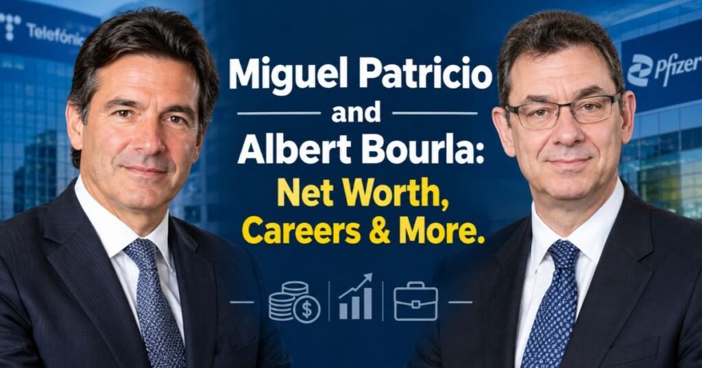 Miguel Patricio and Albert Bourla