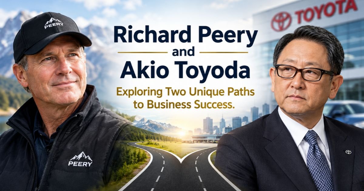 Richard Peery and Akio Toyoda