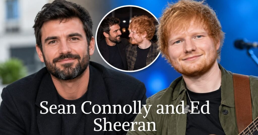 Sean Connolly and Ed Sheeran