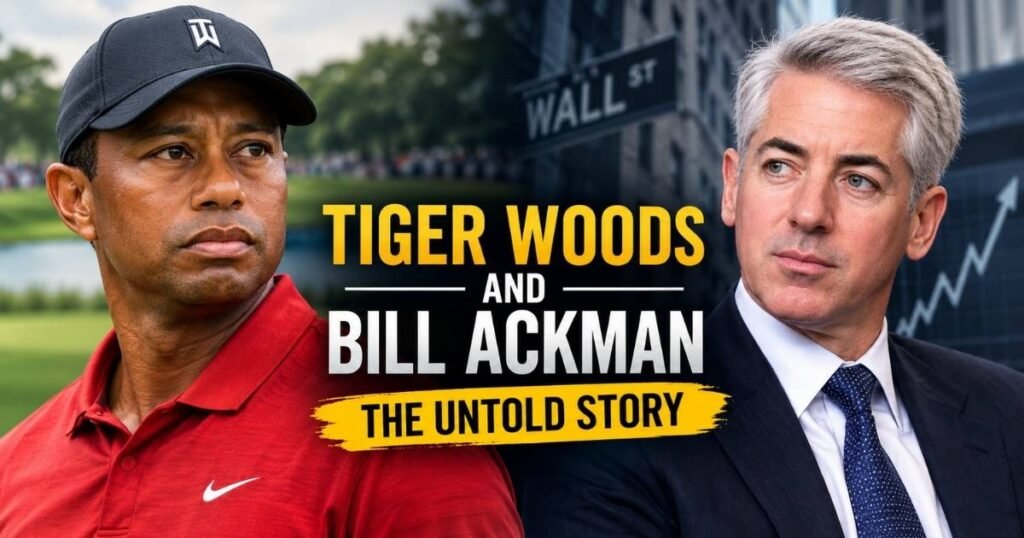 Tiger Woods and Bill Ackman